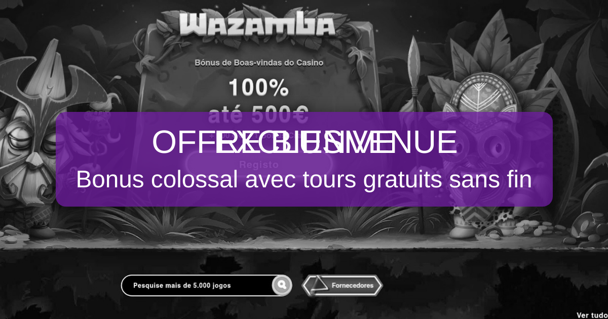 Wazamba Casino welcome bonus