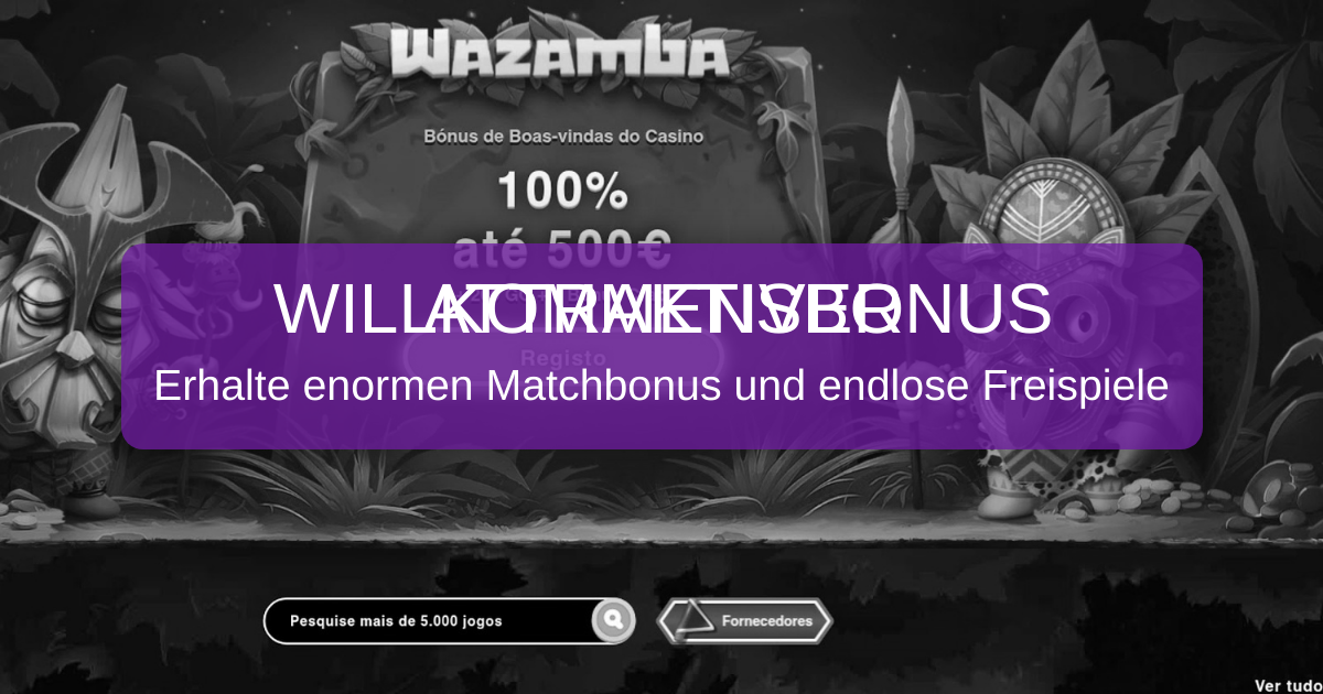 Wazamba Casino welcome bonus